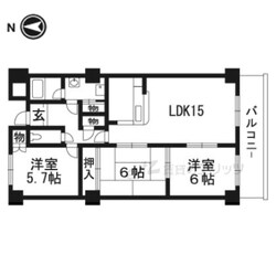 グローバルサイト茨木の物件間取画像